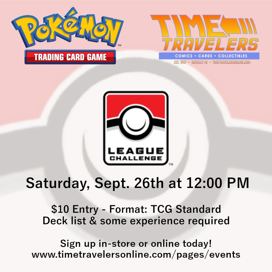 Pokemon: September League Challenge MASTERS 9/26/26 [Sat @ 12:00pm]