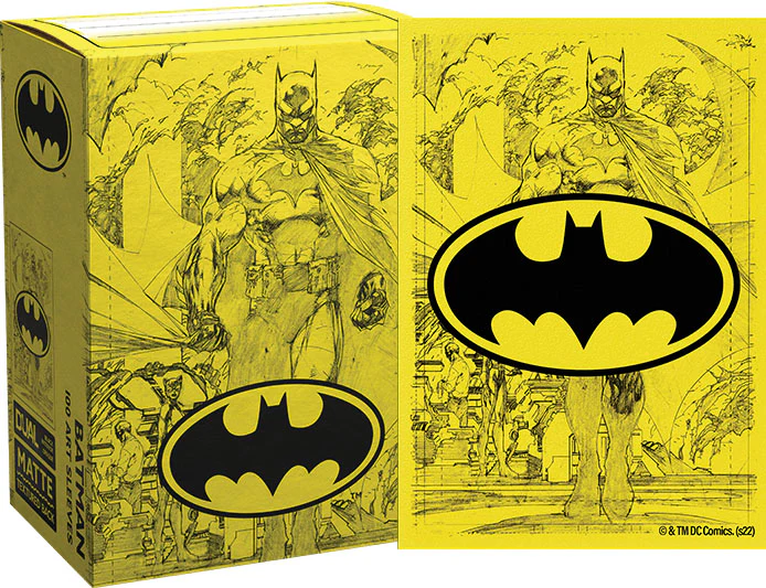 Dragon Shield Card Sleeves - Art: Batman Core (100 Ct) - Dual Matte