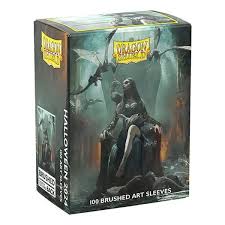 Dragon Shield Card Sleeves - Art: Halloween 2024 Her Dreaded Court of Dragons - Brushed