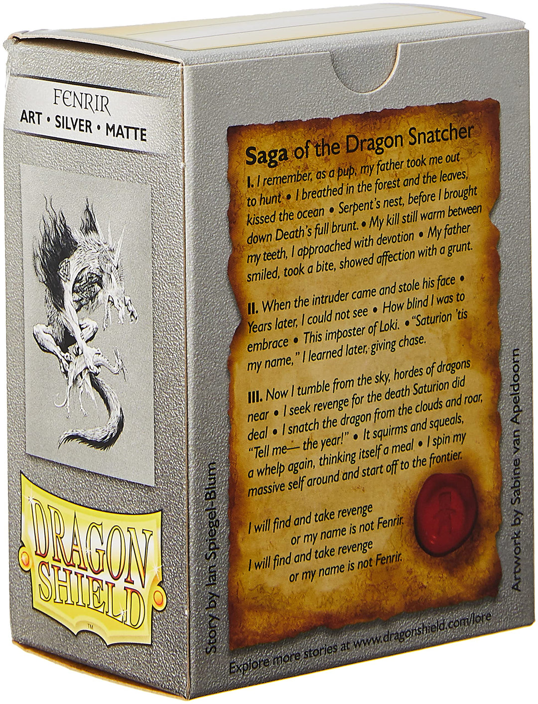 Dragon Shield Card Sleeves - Art: Vikings Fenrir (100 Ct) - Matte