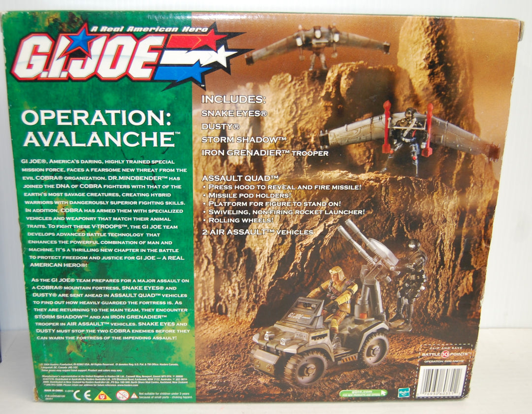 G.I. Joe Valor vs Venom  - Operation: Avalanche 2004