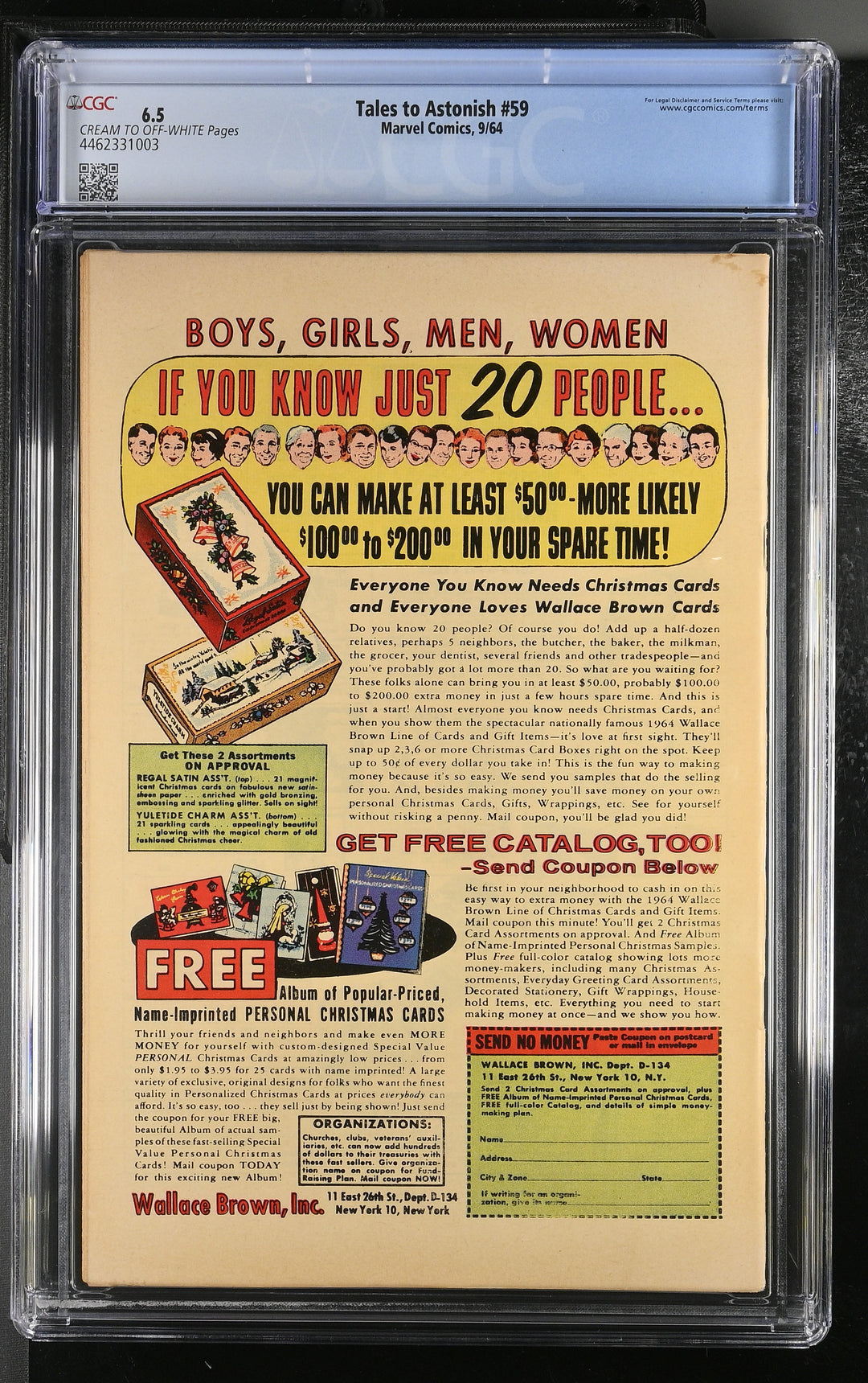 Tales to Astonish #59 CGC 6.5