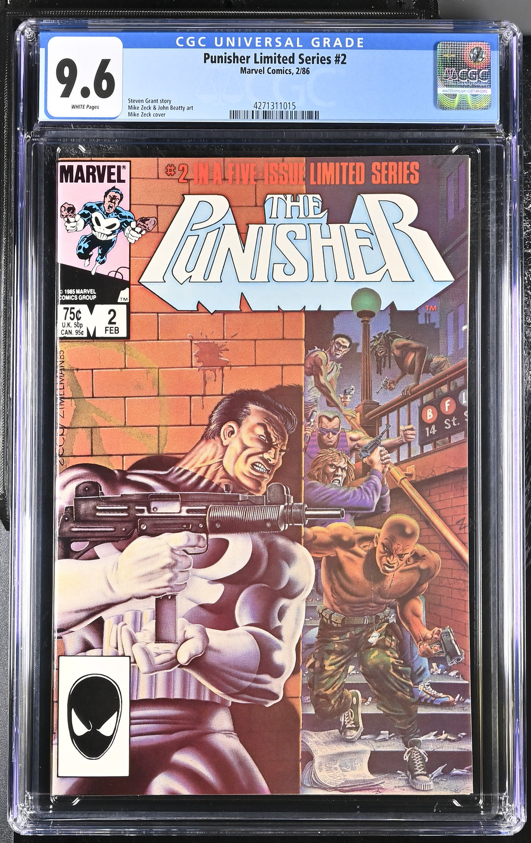 Punisher Limited Series #2 CGC 9.6