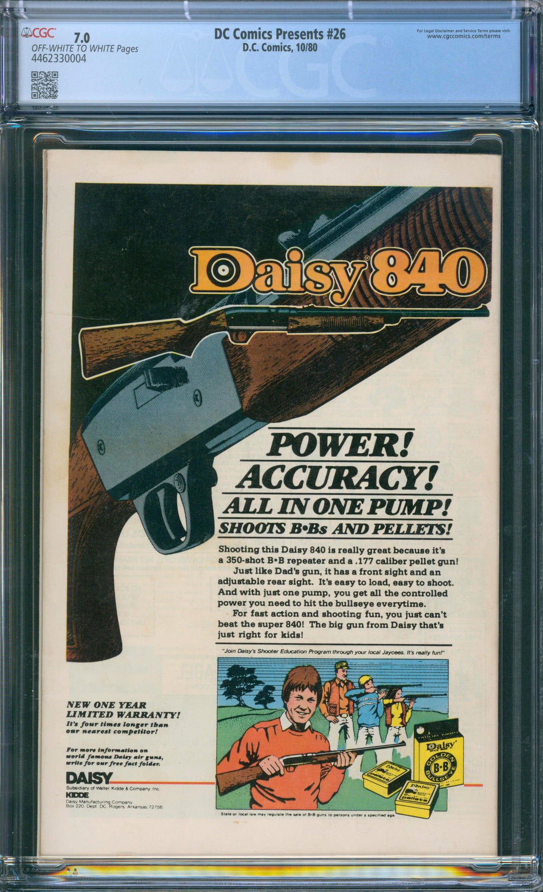 DC Comics Presents #26 CGC 7.0