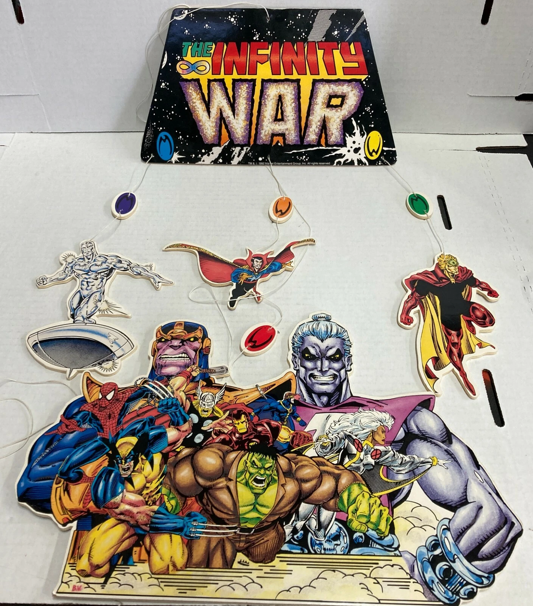 1992 Marvel INFINITY WAR Mobile - Vintage Promotional Piece