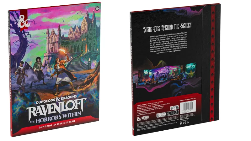 D&D Ravenloft Horrors Within Dungeon Masters Screen