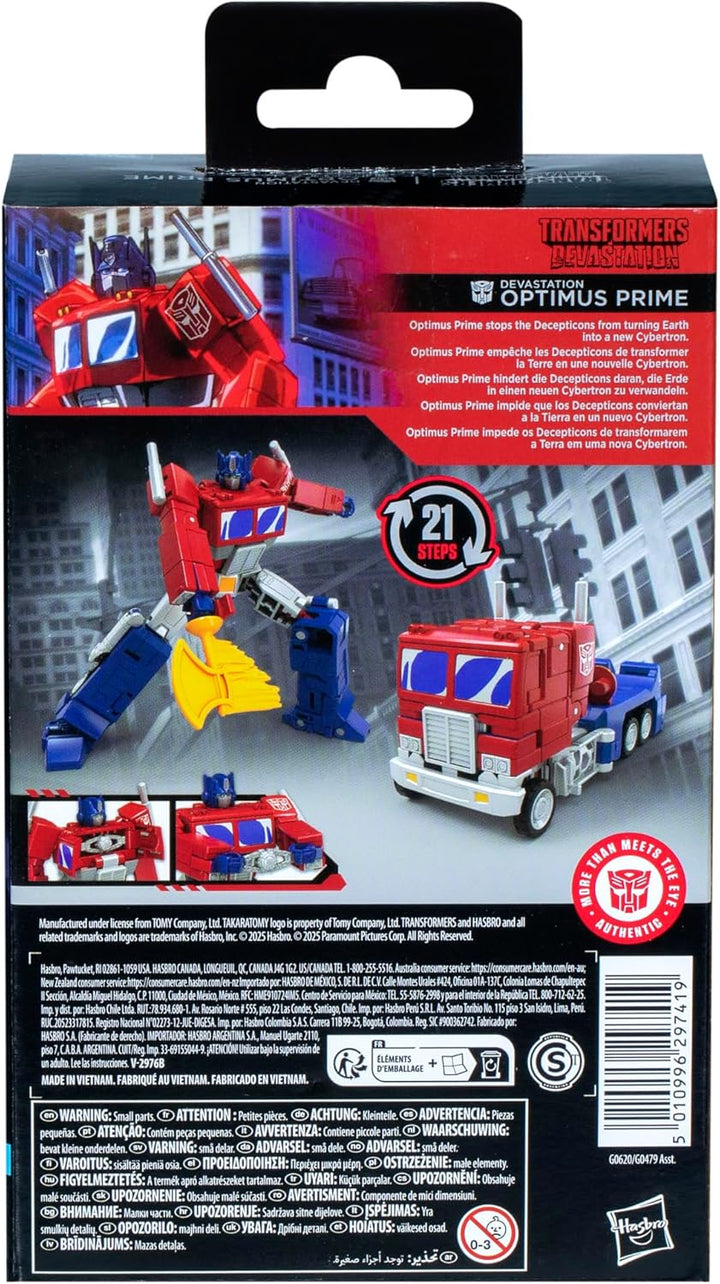 Transformers Studio Series Deluxe Class TF Devastation Optimus Prime