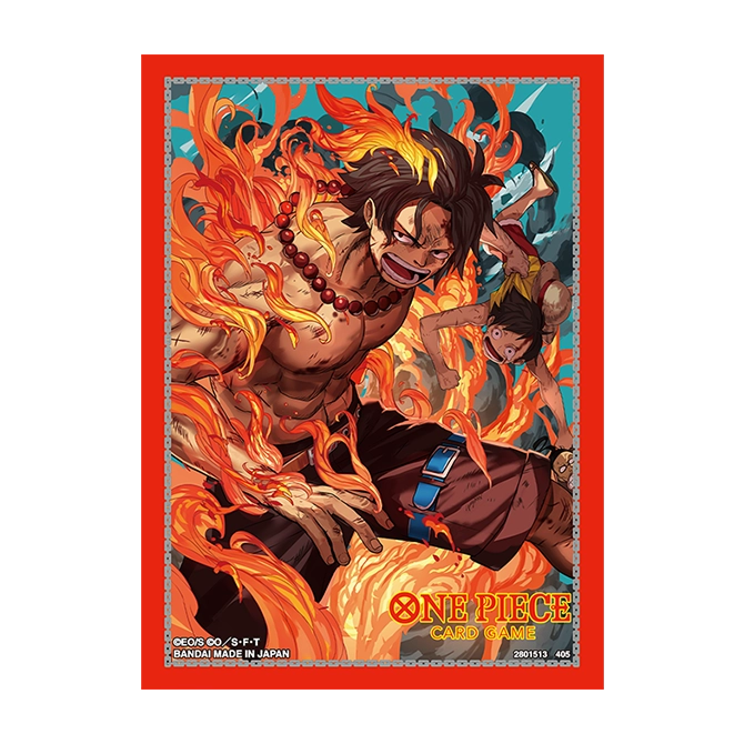 One Piece TCG: Official Card Sleeves Ltd Set 5-  Portgas D. Ace ( 70 ct)