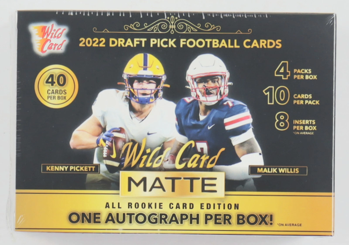 2022 Wild Card Draft Pick Football Mega Box