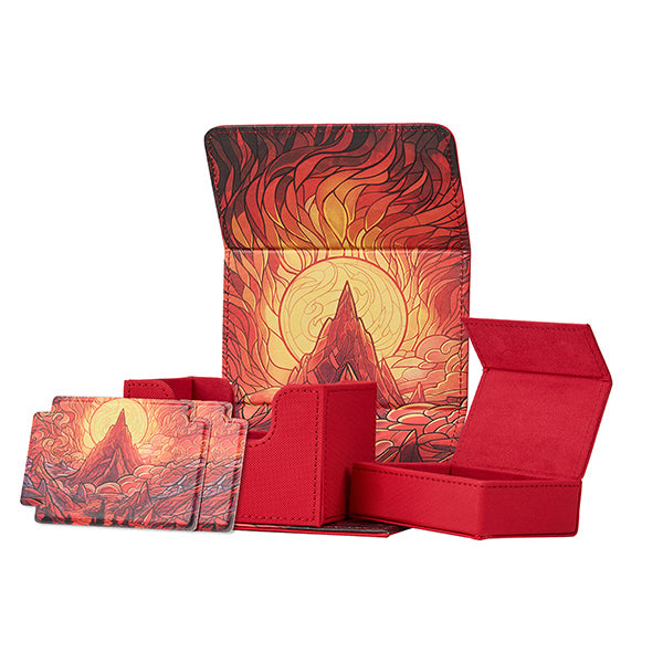 Arcane Fortress: Deck Vault: Radiant 100+ Deluxe - Stained Glass - Burning Mountain