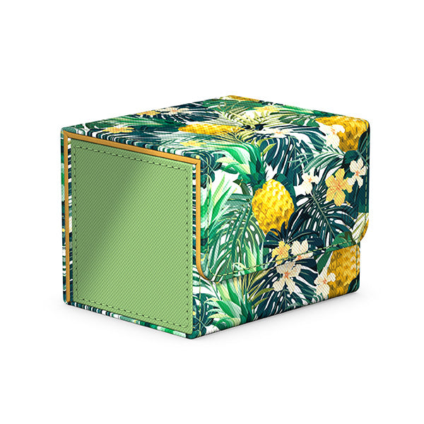 Ultimate Guard Deck Box: Sidewinder Xenoskin 100+ (Floral Places II) - Bahia Green