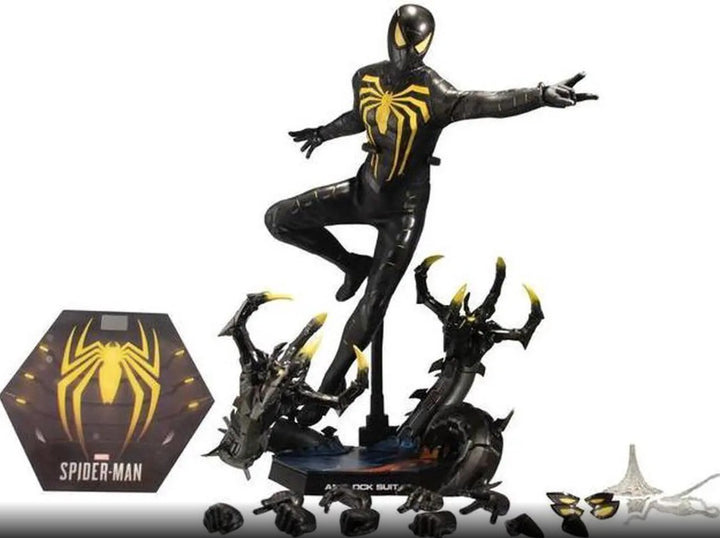 Hot Toys VGM45 Marvel's Spider-Man Anti-Ock Suit Deluxe Version (Open Box)