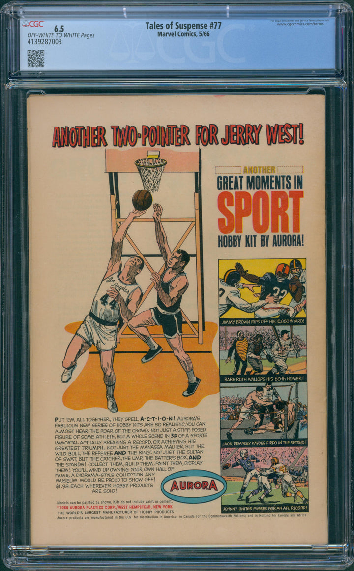 Tales of Suspense #77 CGC 6.5