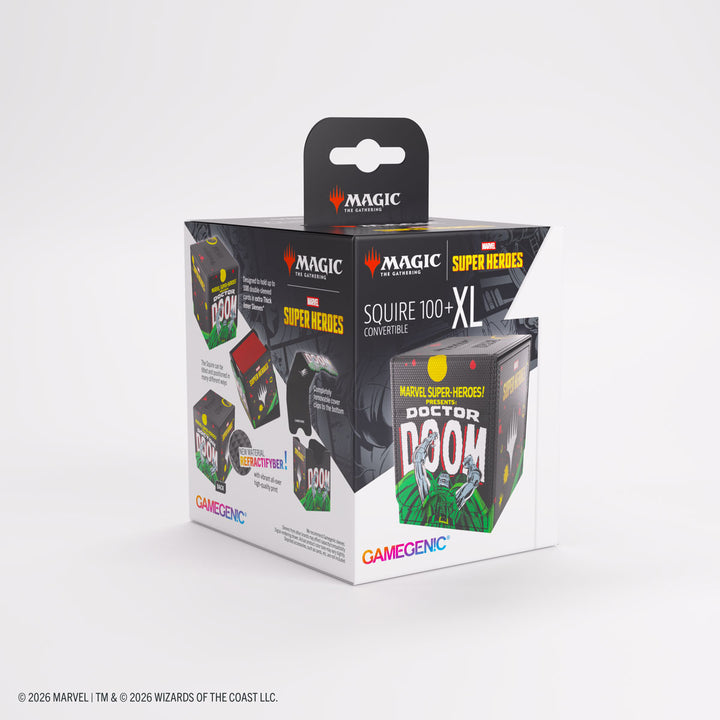 Magic: The Gathering: Marvel Super Heroes: Squire 100+ XL Deck Box - Doctor Doom