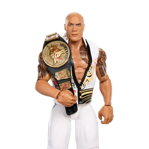 WWE Champions 2026 Wave 2 The Rock with People's Championship Title Action Figure