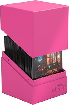 Ultimate Guard Deck Case - Boulder 100+ - Solid Neon Pink