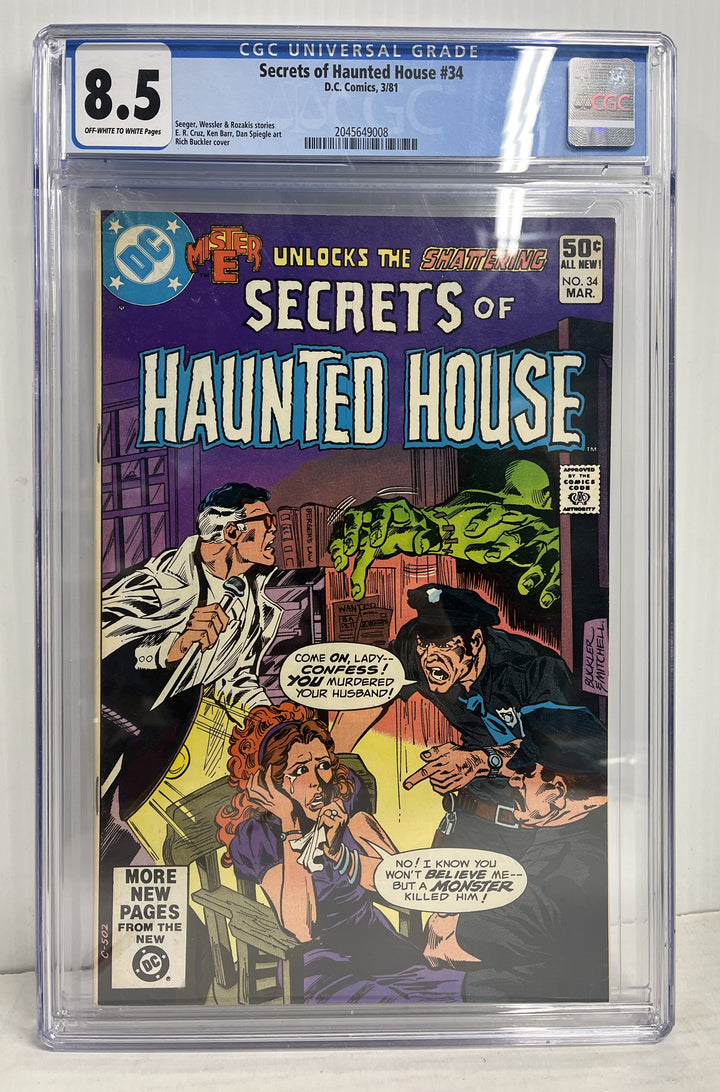 Secrets of Haunted House #34 CGC 8.5