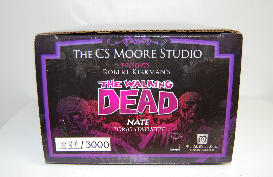 CS Moore Walking Dead - Nate Torso Statuette by Clayburn Moore #839/3000