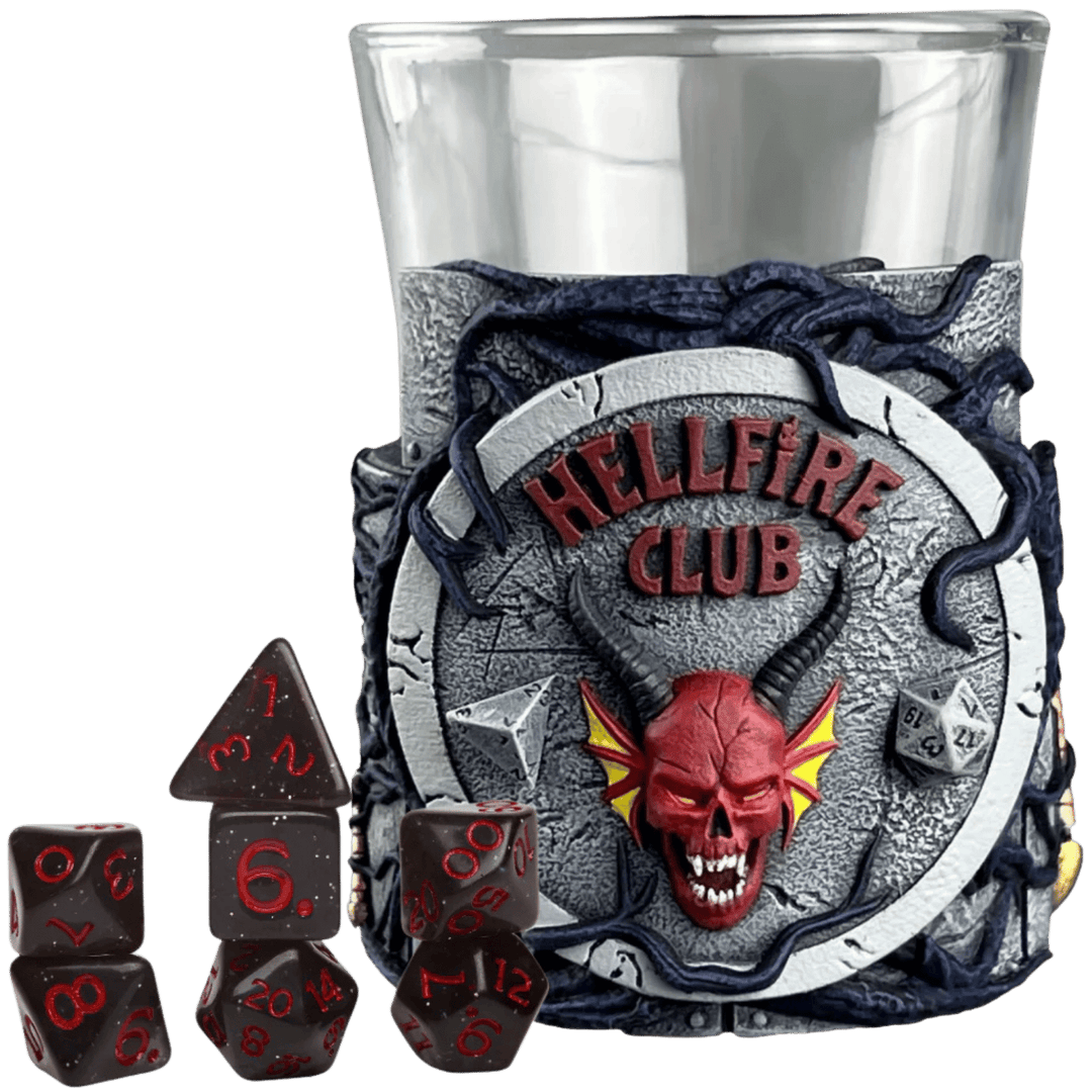 Sirius Dice: Stranger Things Mini Dice Cup - Hellfire Club