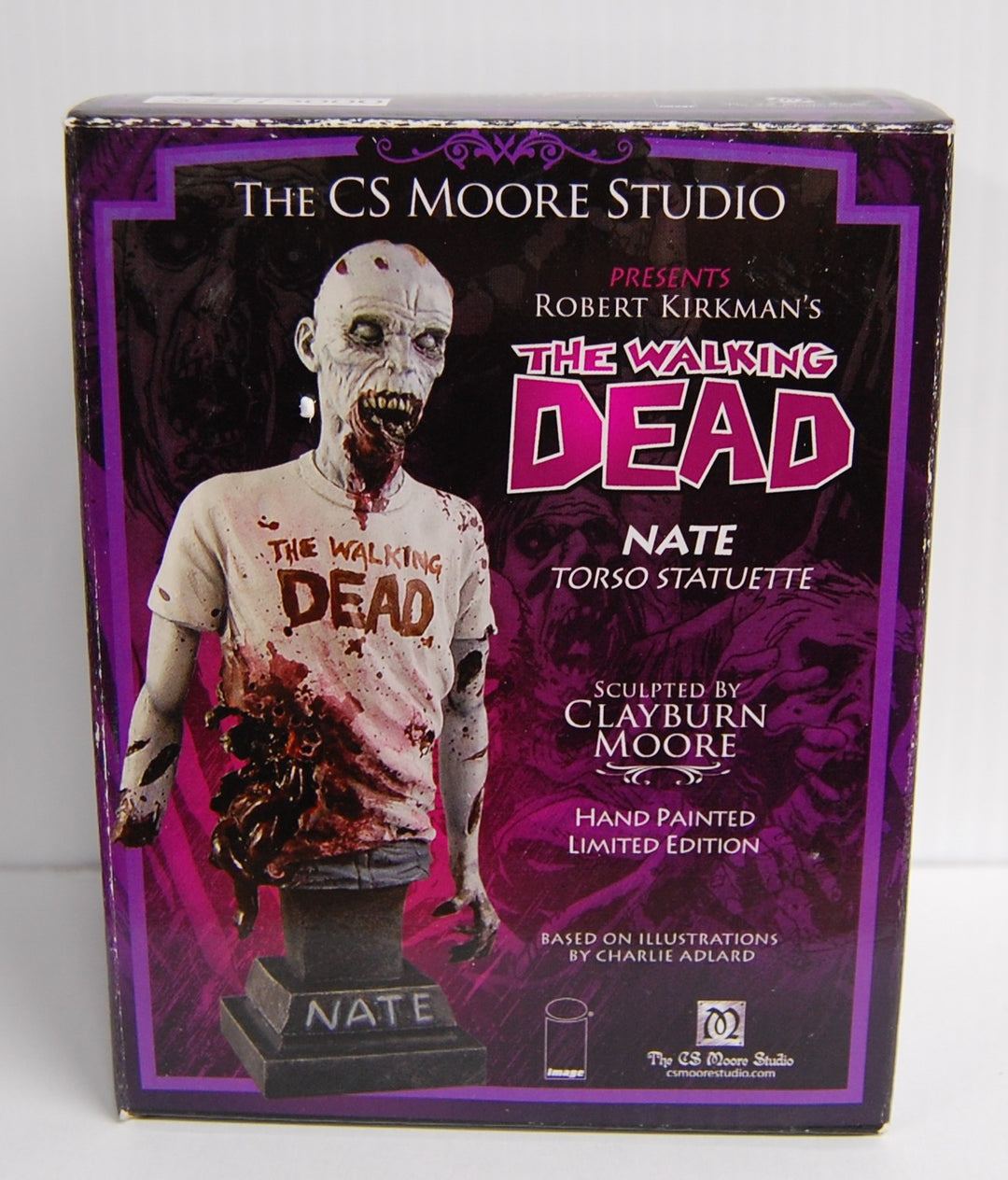CS Moore Walking Dead - Nate Torso Statuette by Clayburn Moore #839/3000