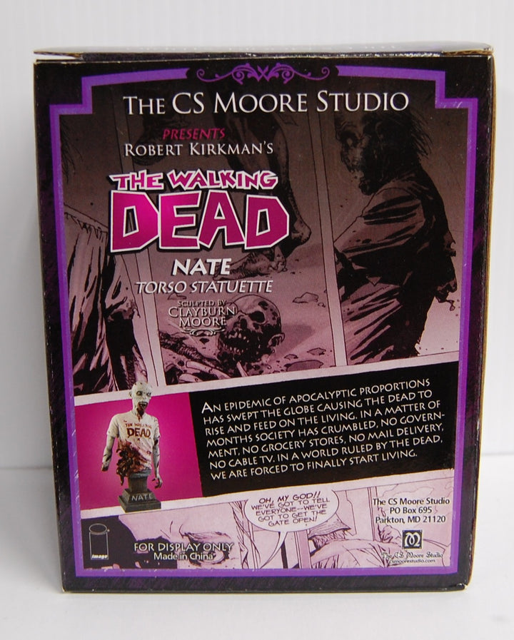 CS Moore Walking Dead - Nate Torso Statuette by Clayburn Moore #839/3000