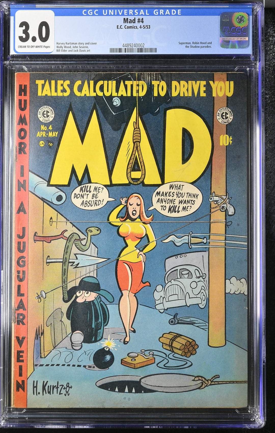 Mad #4 CGC 3.0