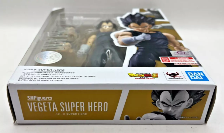 S.H. Figuarts Dragonball Z VEGETA SUPER HERO 6" Action Figure Tamashii Bandai
