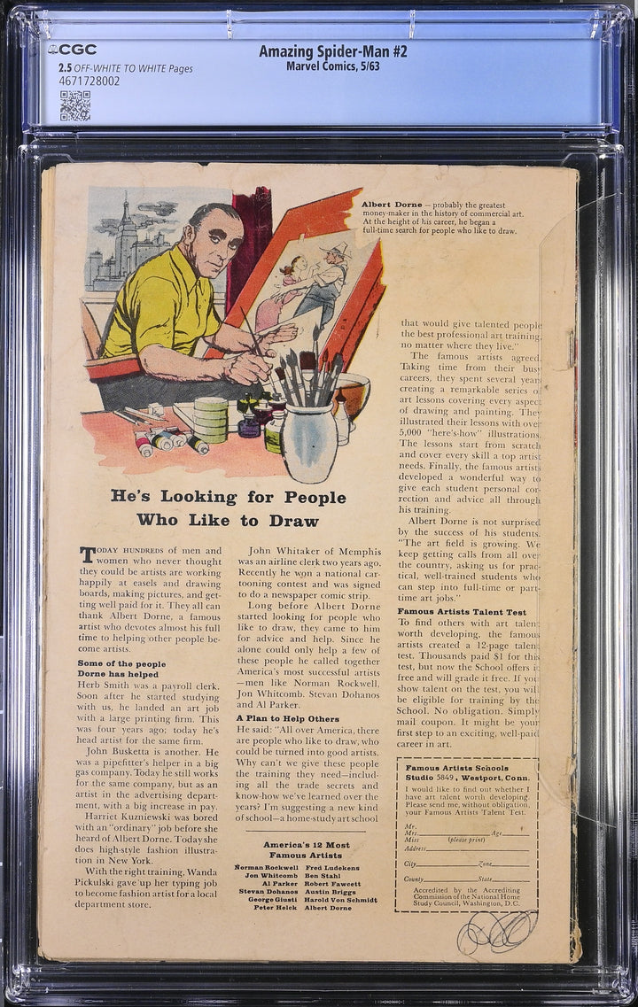 Amazing Spider-Man #2 CGC 2.5