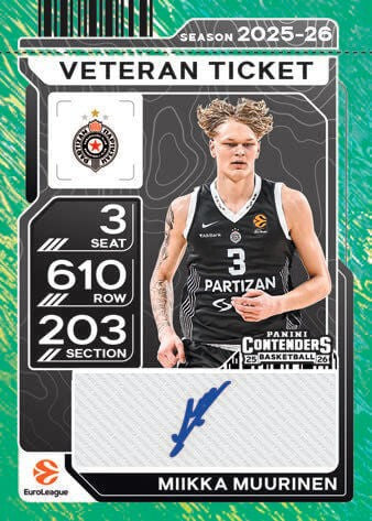 2025-26 Panini Contenders Euroleague Mega Box