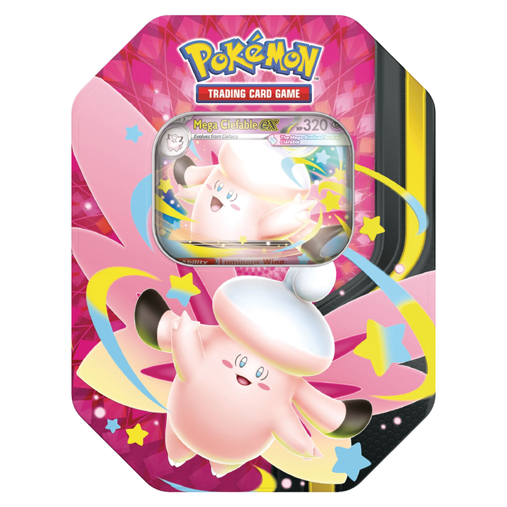 Pokemon TCG: Mega Moonlit Tin - Mega Clefable ex