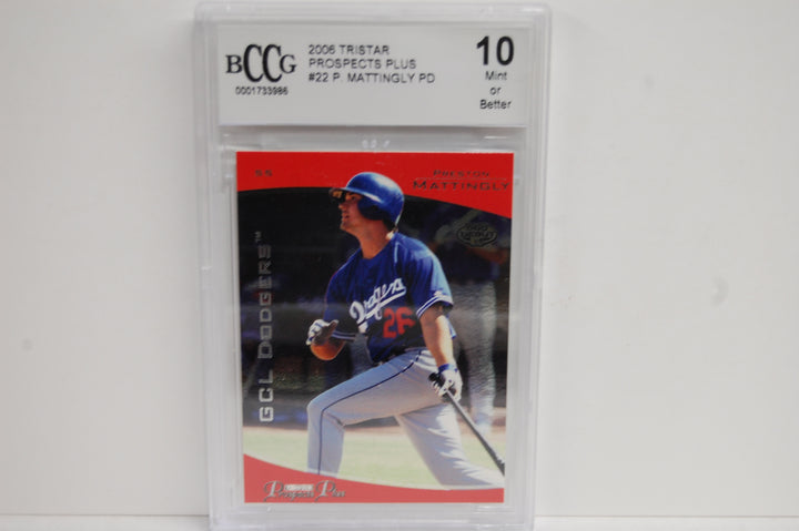 2006 Tristar Baseball Prospects Plus Preston Mattingly PD #22 BCCG 10
