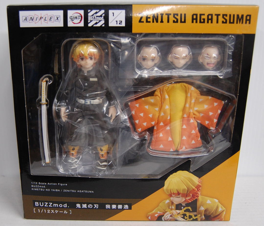 Aniplex Buzzmod - Demon Slayer: Zenitsu Agatsuma 1/12 Scale Figure