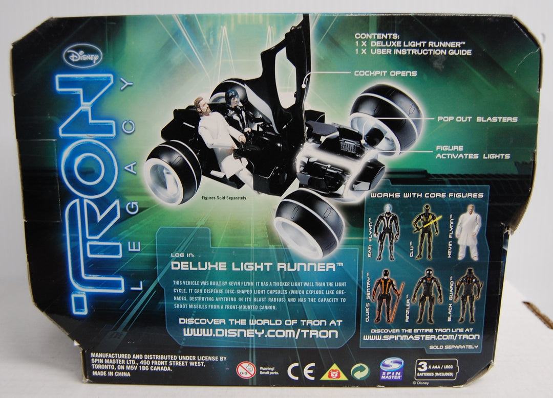 Tron Legacy - Deluxe Light Runner  2010 Spin Master