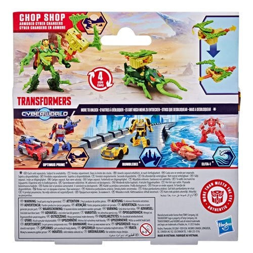 Transformers Cyberworld Chop Shop Armored Cyber Changers - 4 Inch Action Figure