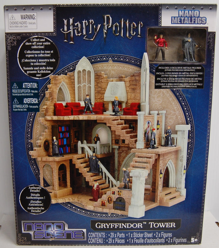Harry Potter Nano Scene - Gryffindor Tower w/ 2 Nano Metalfigs 2018 Jada