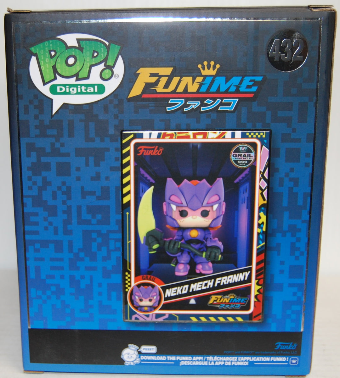 Funko Pop! #432 Digital - Funime Neko Mech Franny 6" Deluxe - Grail LE 476