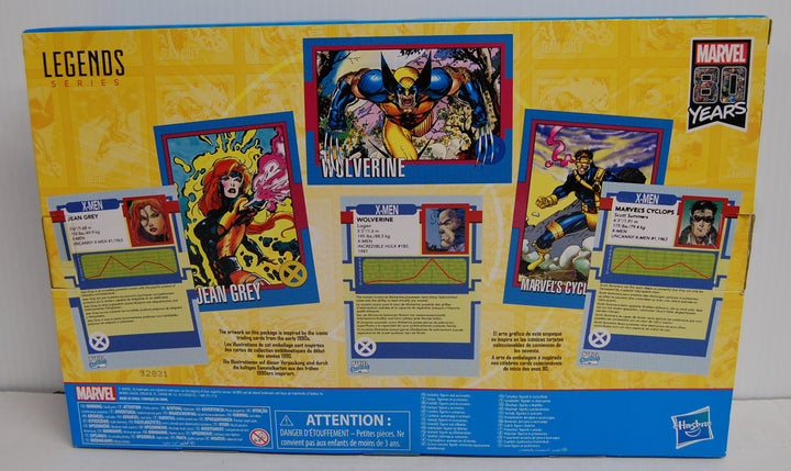 Marvel Legends X-Men 3-Pack: Wolverine, Jean Grey, Marvel's Cyclops  NRFB