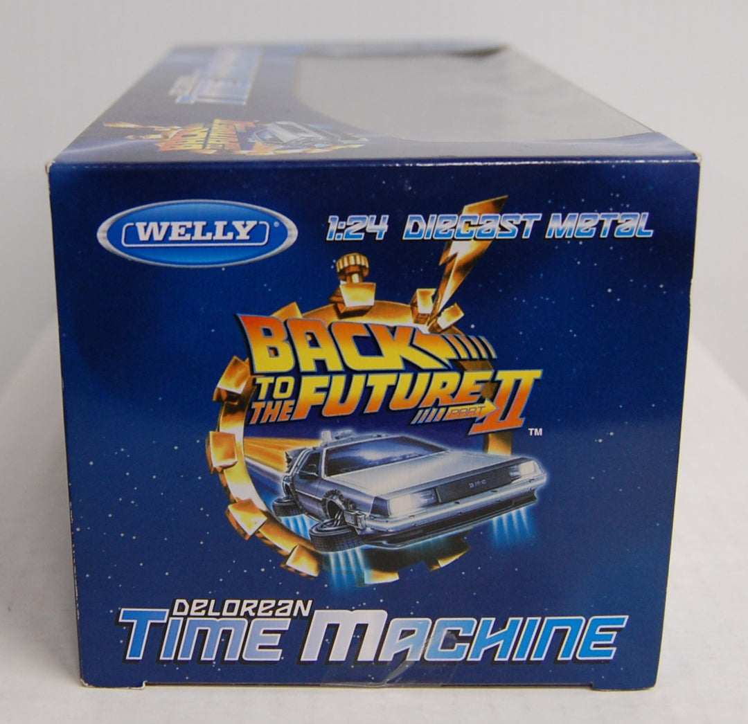 SIGNED by Christopher Lloyd - Back To The Future Part II 1:24 Diecast Delorean Welly