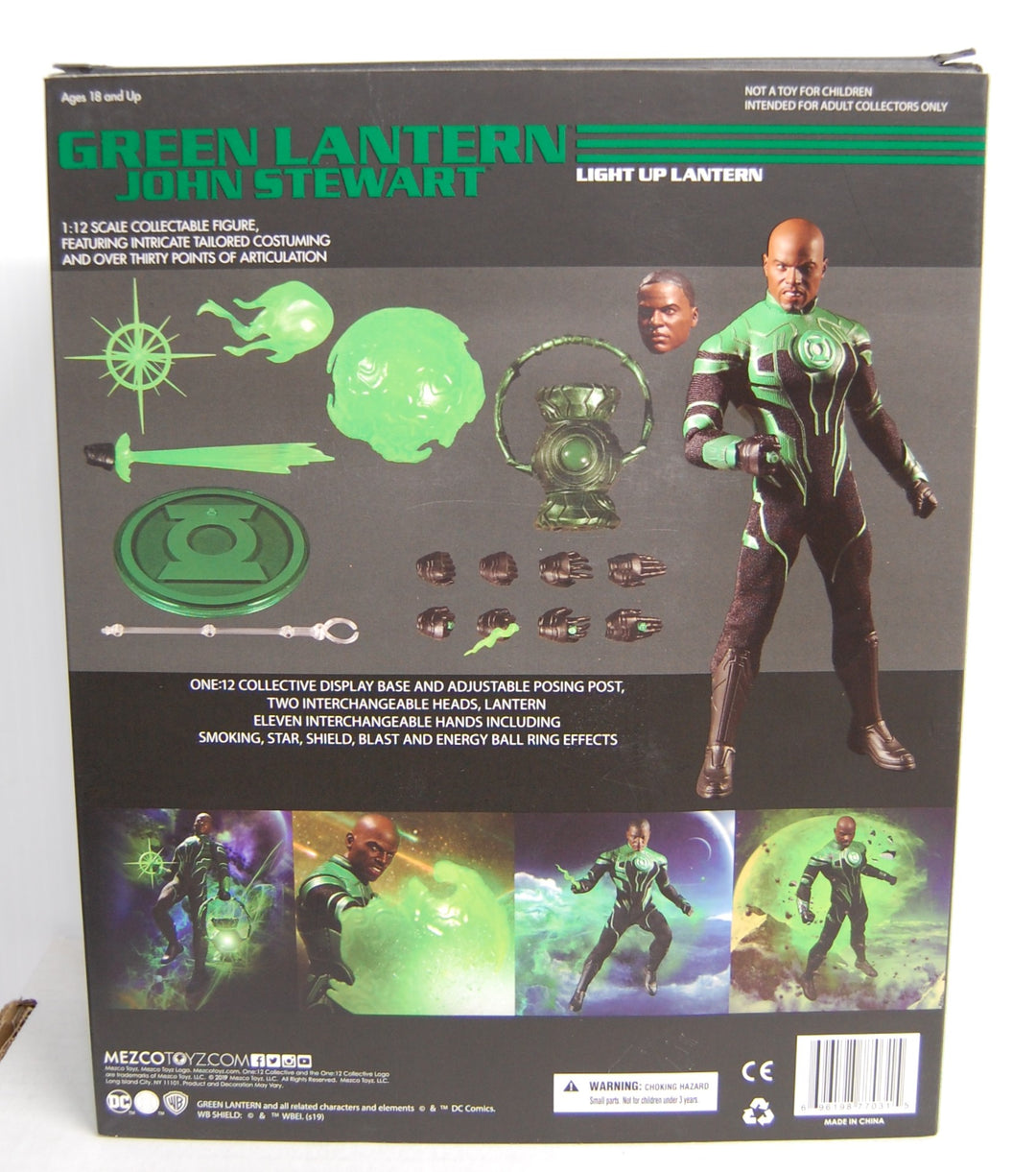 Mezco One:12 Collective DC Green Lantern - John Stewart 6" Figure
