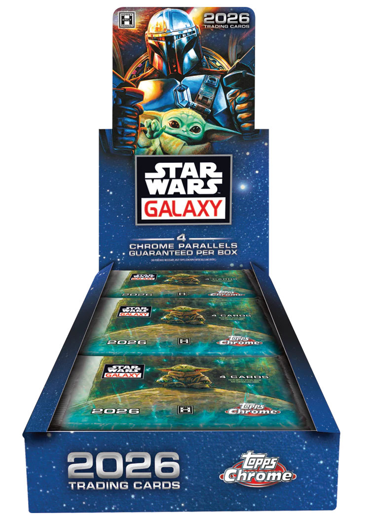 2026 Topps Chrome Star Wars Galaxy Hobby Box (18 Ct)