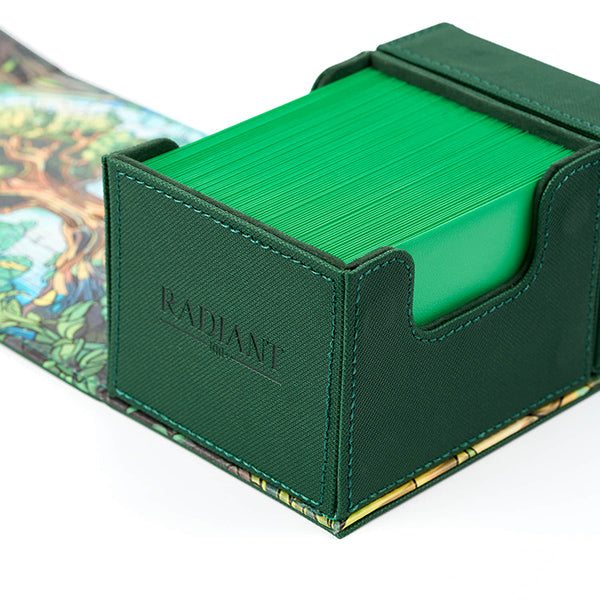 Arcane Fortress: Deck Vault: Radiant 100+ Deluxe - Stained Glass - Mythical Forest