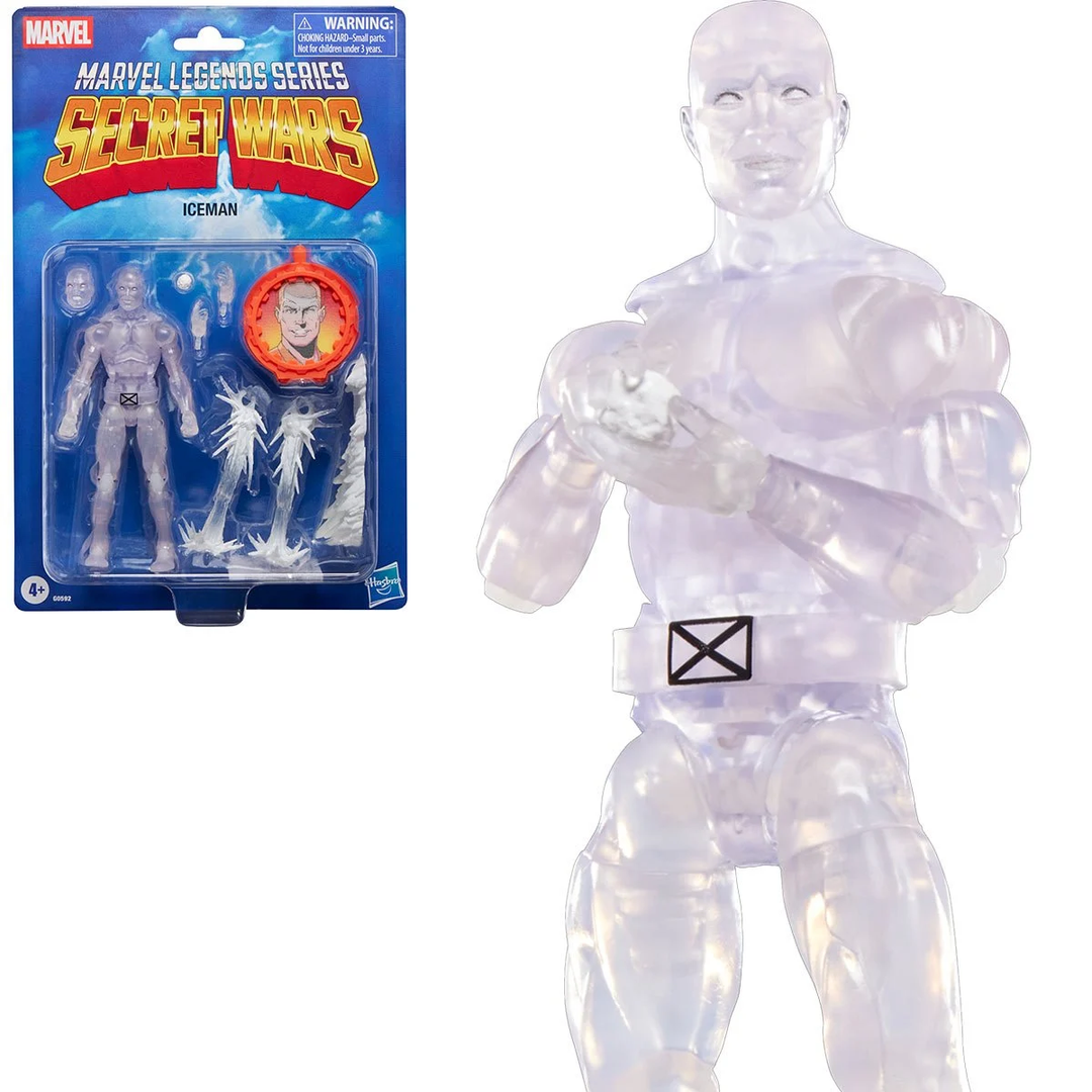 Secret Wars Marvel Legends Ice Man 6-Inch Action Figure