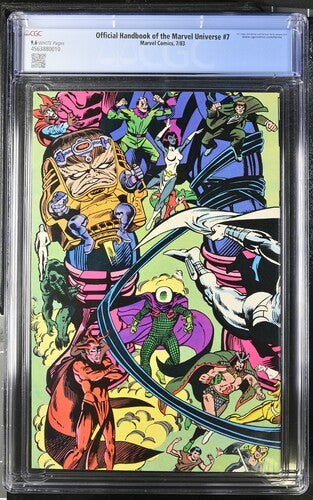 Official Handbook of the Marvel Universe #7 CGC 9.6