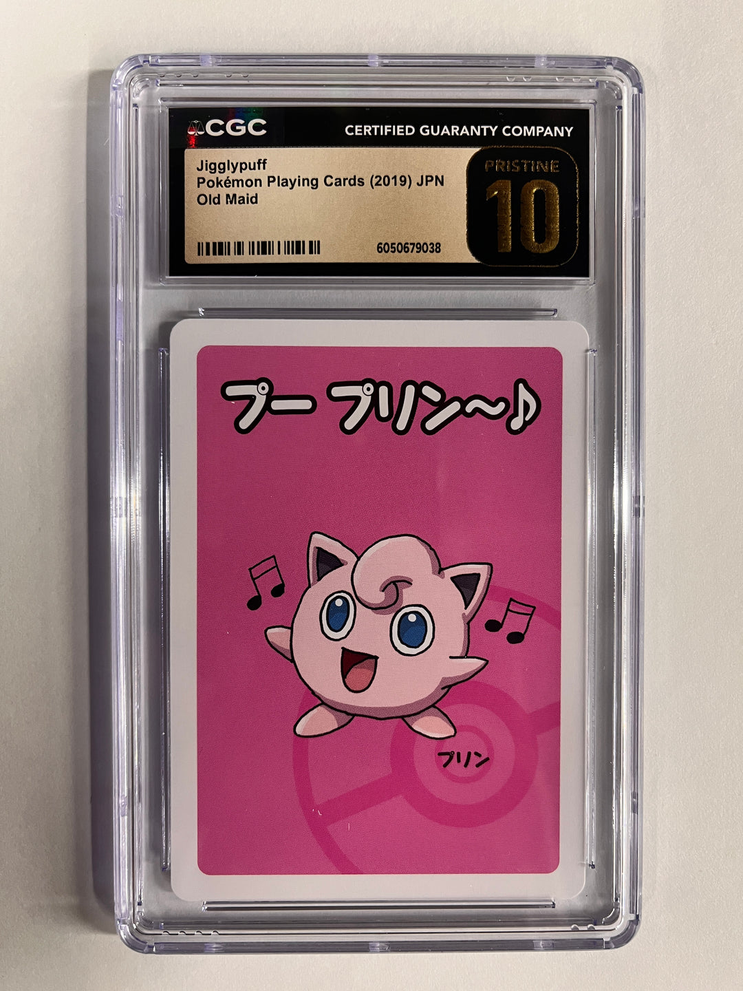 Pokemon Playing Cards 2019 Jigglypuff JPN Old Maid CGC 10