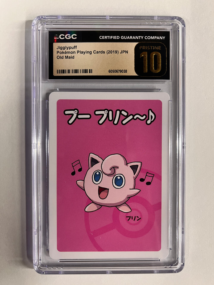 Pokemon Playing Cards 2019 Jigglypuff JPN Old Maid CGC 10