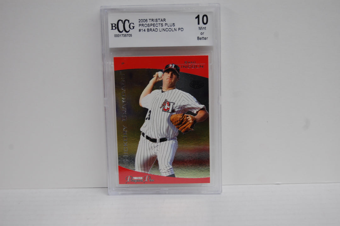 2006 Tristar Baseball Prospect Plus Brad Lincoln PD #14 BCCG 10