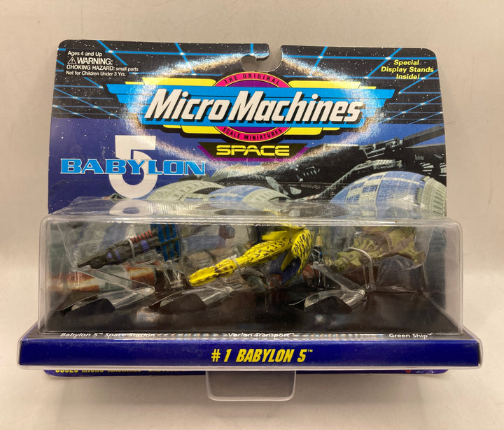 Micromachines Lot of 6 Babylon 5 Space Crafts 1994 1995