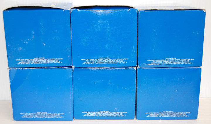 1999 Pokemon Burger King 23K Gold Plated Trading Cards - Set of 6 - New Sealed