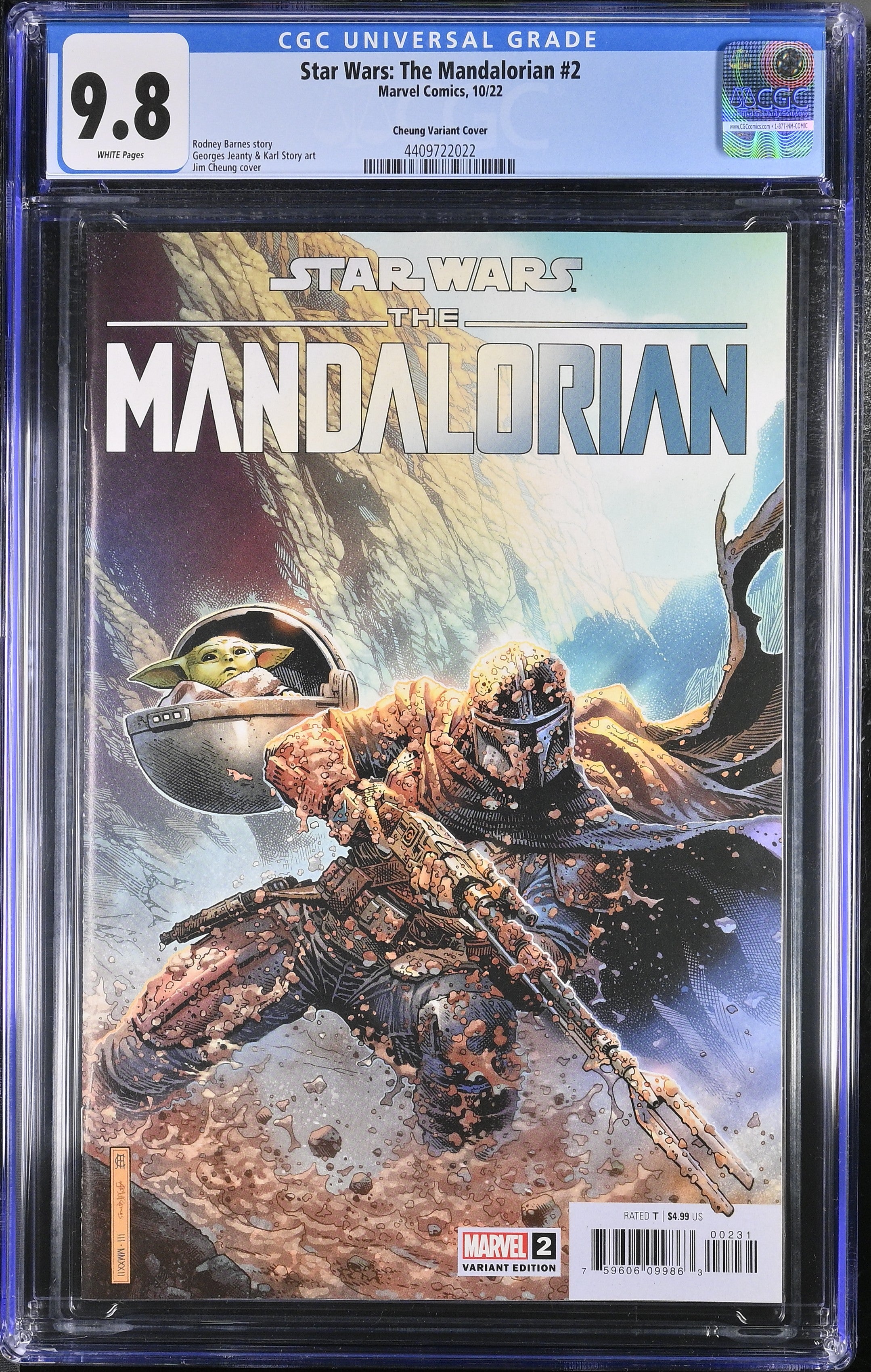 Star Wars: The Mandalorian #2 CGC 9.8 – Time Travelers Online