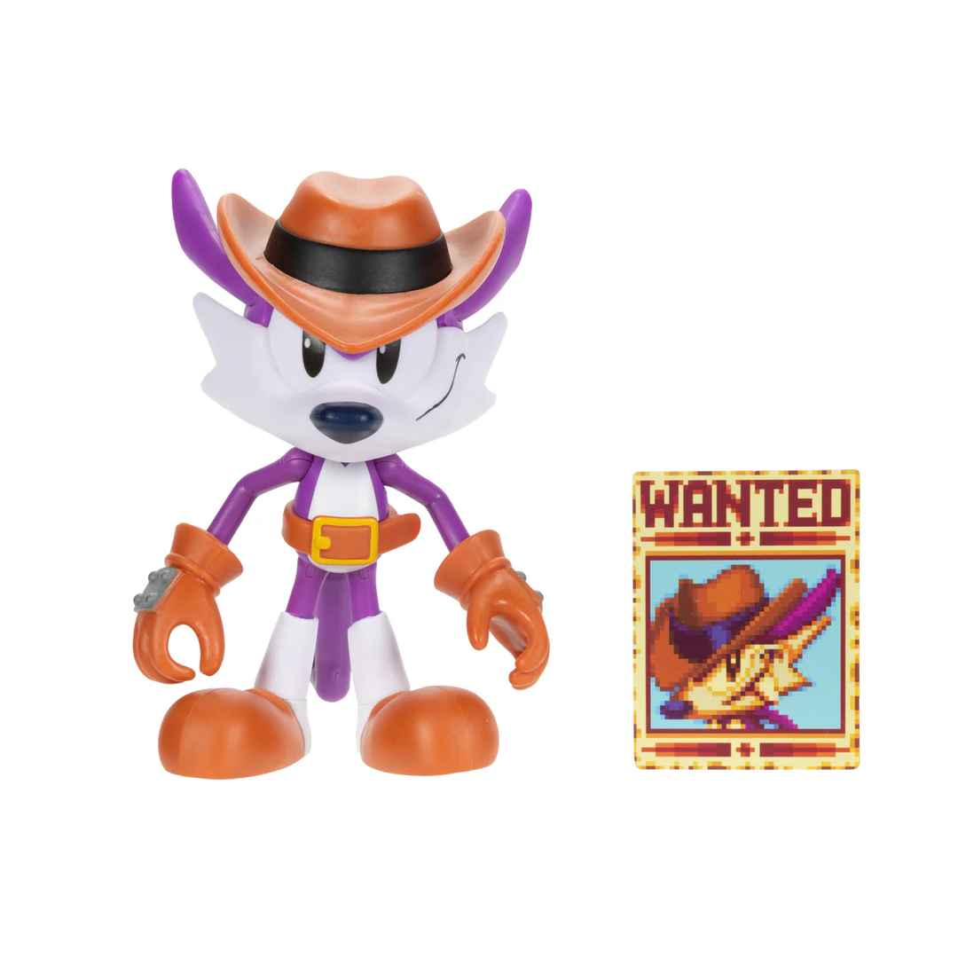 Sonic The Hedgehog Wave 19 Classic Fang w/ Wanted Poster 4in Figure